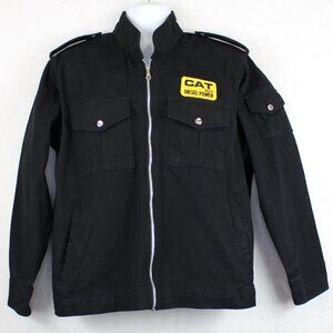 Vintage CAT Caterpillar Diesel Power Zip Light Jacket (L)